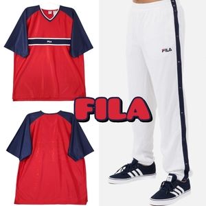 FILA Milo Tear-away Pants Men's 2XL & FILA Vintage Jersey 2XL